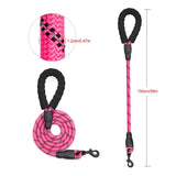 No Pull Dog Harness & Leash Set (2 Counts/Set), Escape Proof Reflective Adjustable Pet Vest Tools, Soft Padded Pet Collars Harness with Handle for Small to Large Dogs, Dog Accessories Tools, Harness Straps Studs