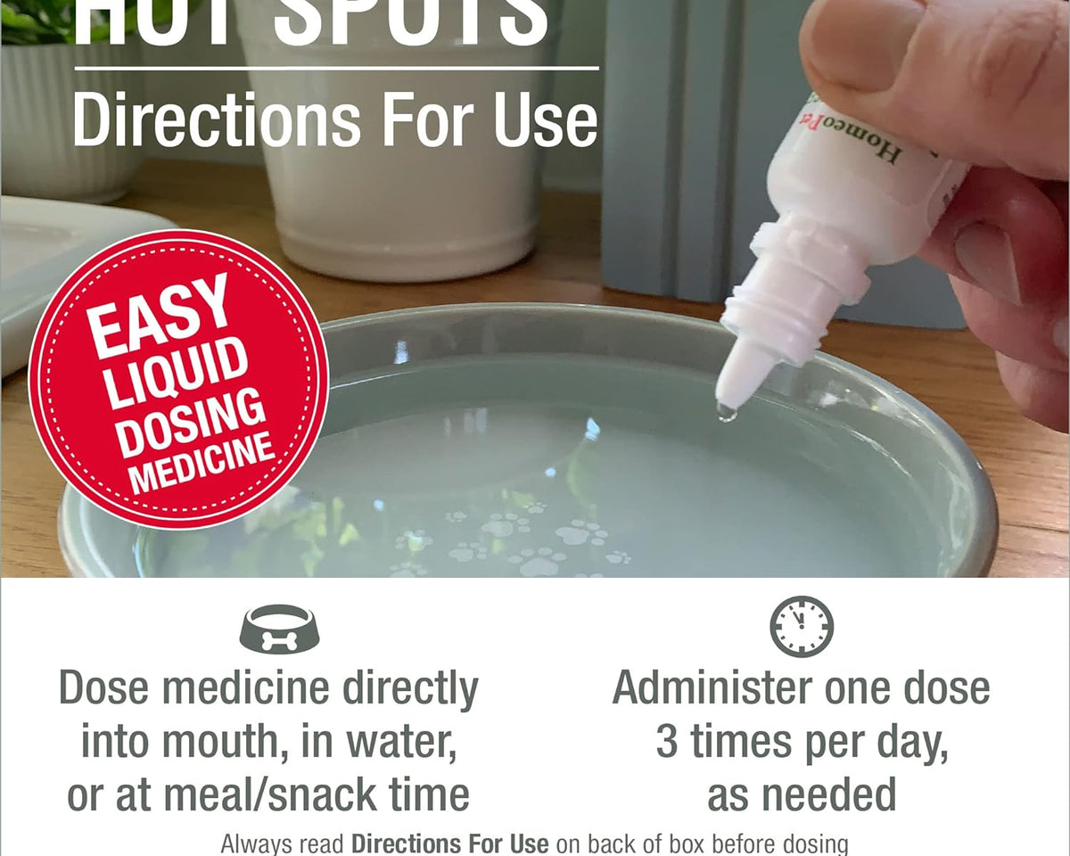 Hot Spots Relief - Natural Skin Soothing Solution for Cats and Dogs, 15ml