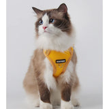 Adjustable Escape-Proof Reflective Cat Harness with Leash - Perfect for Safe Outdoor Walks with Small to Medium Cats and Kittens