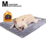 2023 Premium Self-Heating Pet Blanket and Cushion Mat for Cats and Dogs with Advanced Thermal Body Heating Technology