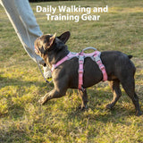 Huntboo Escape-Proof Reflective Dog Harness - Adjustable, Breathable, and Durable Vest for Small to Large Dogs - Perfect for Walking, Training, and Running