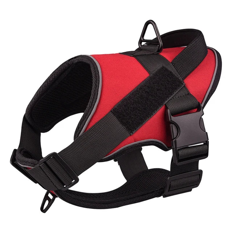 Ultimate No-Pull Reflective Dog Harness - Adjustable and Breathable Vest for All Outdoor Adventures