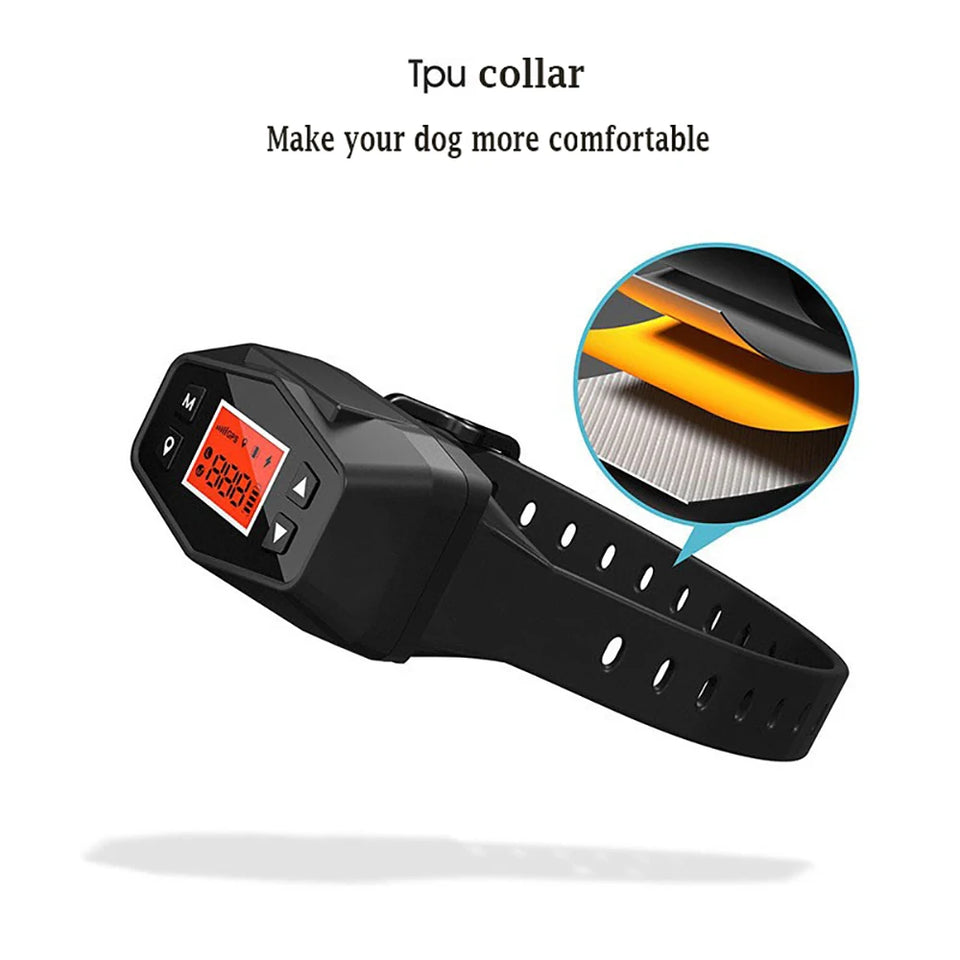 Smart GPS Wireless Dog Training Collar with Electronic Fence System