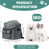 Ultimate Expandable Soft-Sided Dog Carrier with Storage Pockets & Adjustable Strap - Perfect for Small Dogs & Cats - Stylish Grey Design