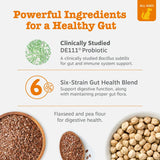 Delicious Pumpkin Flavor Probiotic Bites for Dogs - 3 Pack, 60 Count