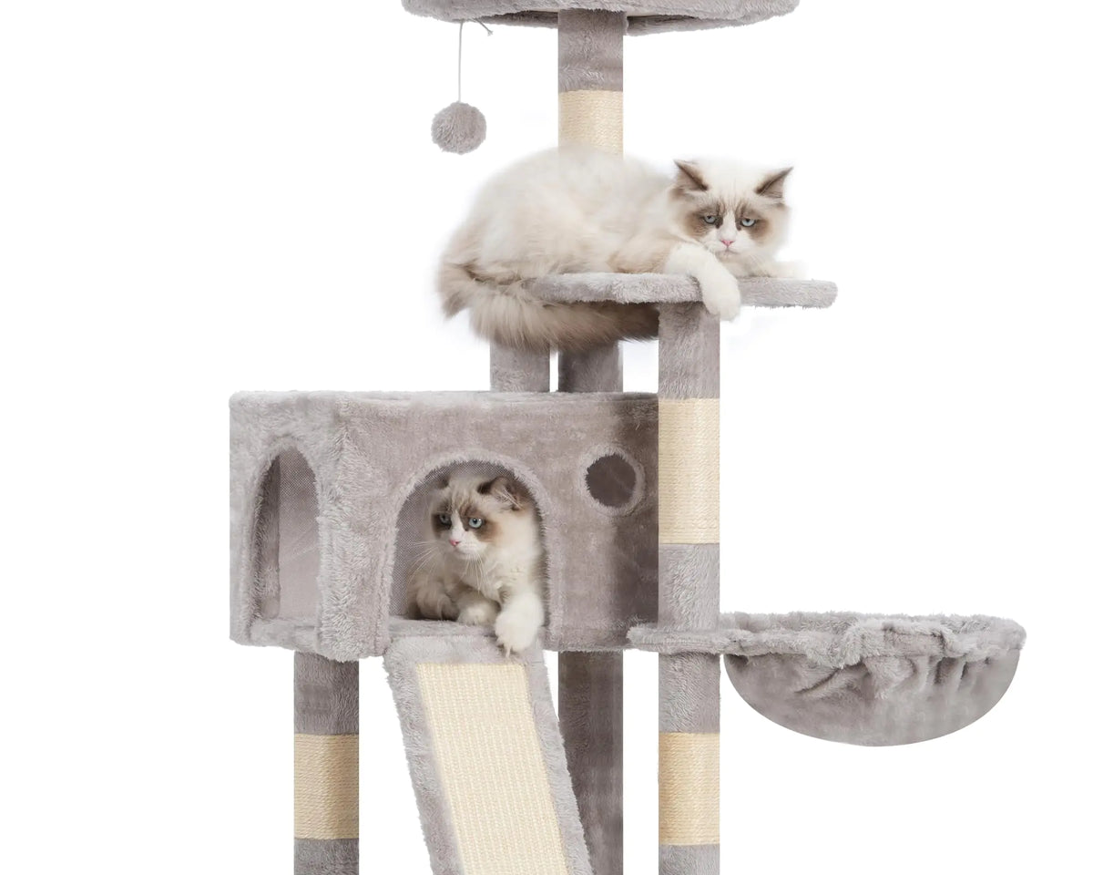 PurrNest™ Compact Cat Tree Tower - My Pet Collective PurrNest™ Compact Cat Tree Tower