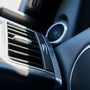 a close up of a car radio with speakers