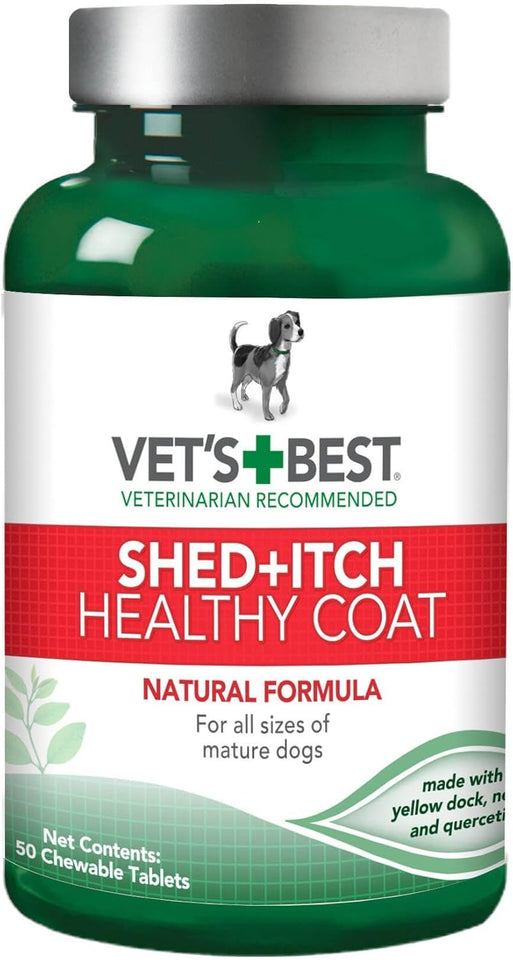 Revitalize Your Dog's Coat: Shed & Itch Relief Supplements for Skin Irritation