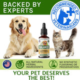 Adrenal Balance for Dogs and Cats - Natural Cushings Treatment with Ashwagandha, Licorice Root & Rhodiola Rosea - 2Oz Harmony Herbal Drops for Optimal Pet Health