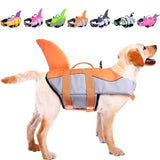Dog Life Jacket with Rescue Handle - Adjustable Flotation Vest for Small, Medium, and Large Dogs - Ideal for Swimming Pools and Beaches