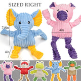 Ultimate 5-Pack Tough Squeaky Dog Toys - Plush Animal Assortment for Small to Large Dogs - Perfect Chew Toys for Playtime Fun!