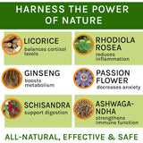 Adrenal Balance for Dogs and Cats - Natural Cushings Treatment with Ashwagandha, Licorice Root & Rhodiola Rosea - 2Oz Harmony Herbal Drops for Optimal Pet Health