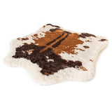 Puprug Premium Orthopedic Memory Foam Dog Bed with Faux Fur in Animal Print, 55