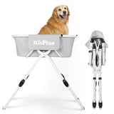 Portable Dog Bathtub, 2-In-1 Dog Bathing Station