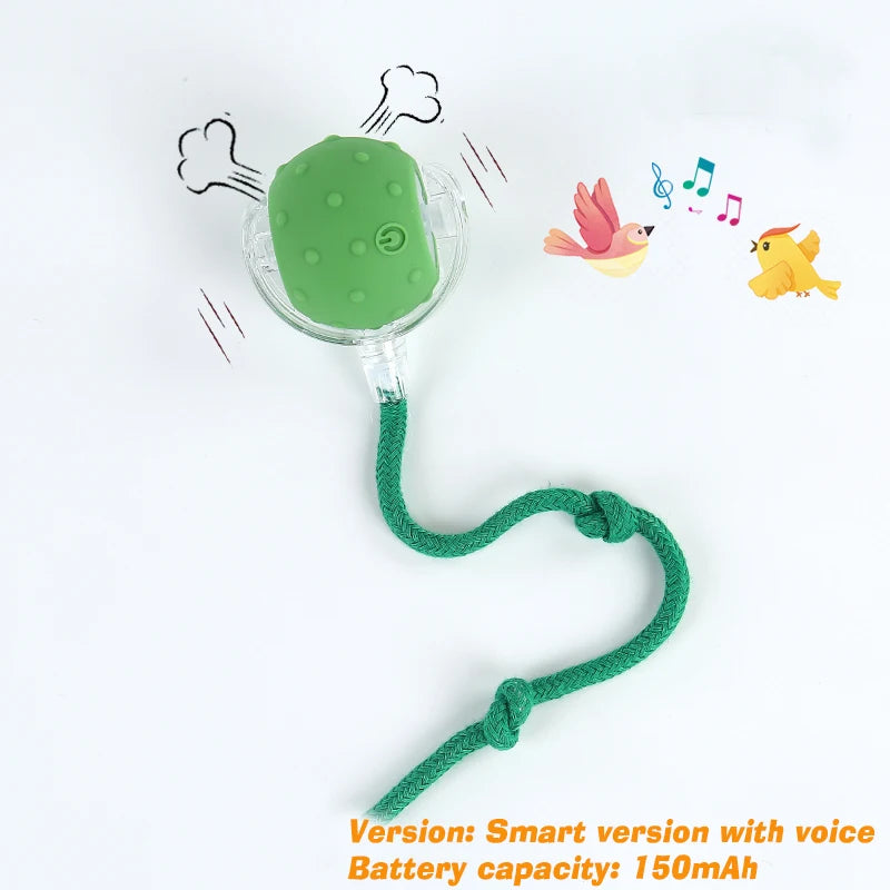 Interactive Automatic Rolling Dog Ball Toy - Rechargeable Smart Toy for Puppies and Dogs