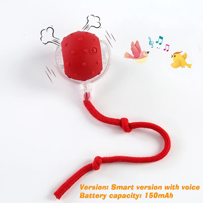Interactive Automatic Rolling Dog Ball Toy - Rechargeable Smart Toy for Puppies and Dogs