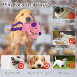 Ultimate 5-Pack Tough Squeaky Dog Toys - Plush Animal Assortment for Small to Large Dogs - Perfect Chew Toys for Playtime Fun!