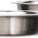 Set of 2 Shallow Stainless Steel Cat Bowls (1 Cup / 8 Oz.) - Replacement Dishes for Neater Feeder Express & Deluxe, Whisker-Friendly and Dishwasher Safe