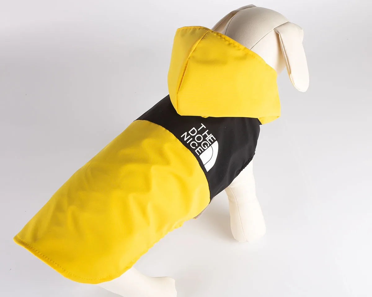 Stylish Waterproof Raincoat Jacket for Dogs - Perfect Spring & Autumn Outerwear for Your Handsome Pup!