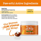 Bacon-Flavored Probiotic Pill Wrap Paste for Dogs - 45 Count Dry Training Treats