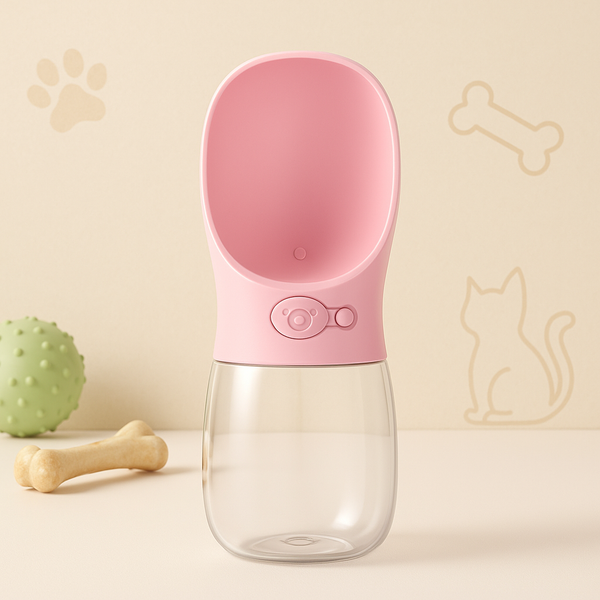 AquaPaws™ Portable Pet Bottle - My Pet Collective AquaPaws™ Portable Pet Bottle