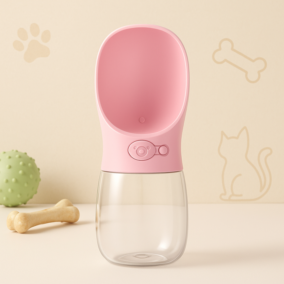 AquaPaws™ Portable Pet Bottle - My Pet Collective AquaPaws™ Portable Pet Bottle
