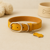 Classic Leather Dog Collar with Hangtag - My Pet Collective Classic Leather Dog Collar with Hangtag