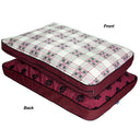  Burgundy Dog Bed