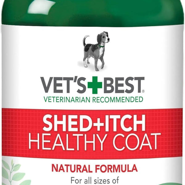Revitalize Your Dog's Coat: Shed & Itch Relief Supplements for Skin Irritation
