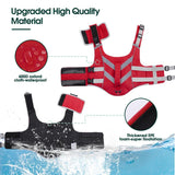 Kuoser High-Visibility Dog Life Jacket - Adjustable, Lightweight, and Reflective for Ultimate Safety and Floatation