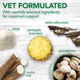 Vet's Best Hip & Joint Support Chewable Tablets for Dogs - 50 Count for Aches & Pains Relief