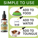Adrenal Balance for Dogs and Cats - Natural Cushings Treatment with Ashwagandha, Licorice Root & Rhodiola Rosea - 2Oz Harmony Herbal Drops for Optimal Pet Health