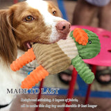 Ultimate 5-Pack Tough Squeaky Dog Toys - Plush Animal Assortment for Small to Large Dogs - Perfect Chew Toys for Playtime Fun!
