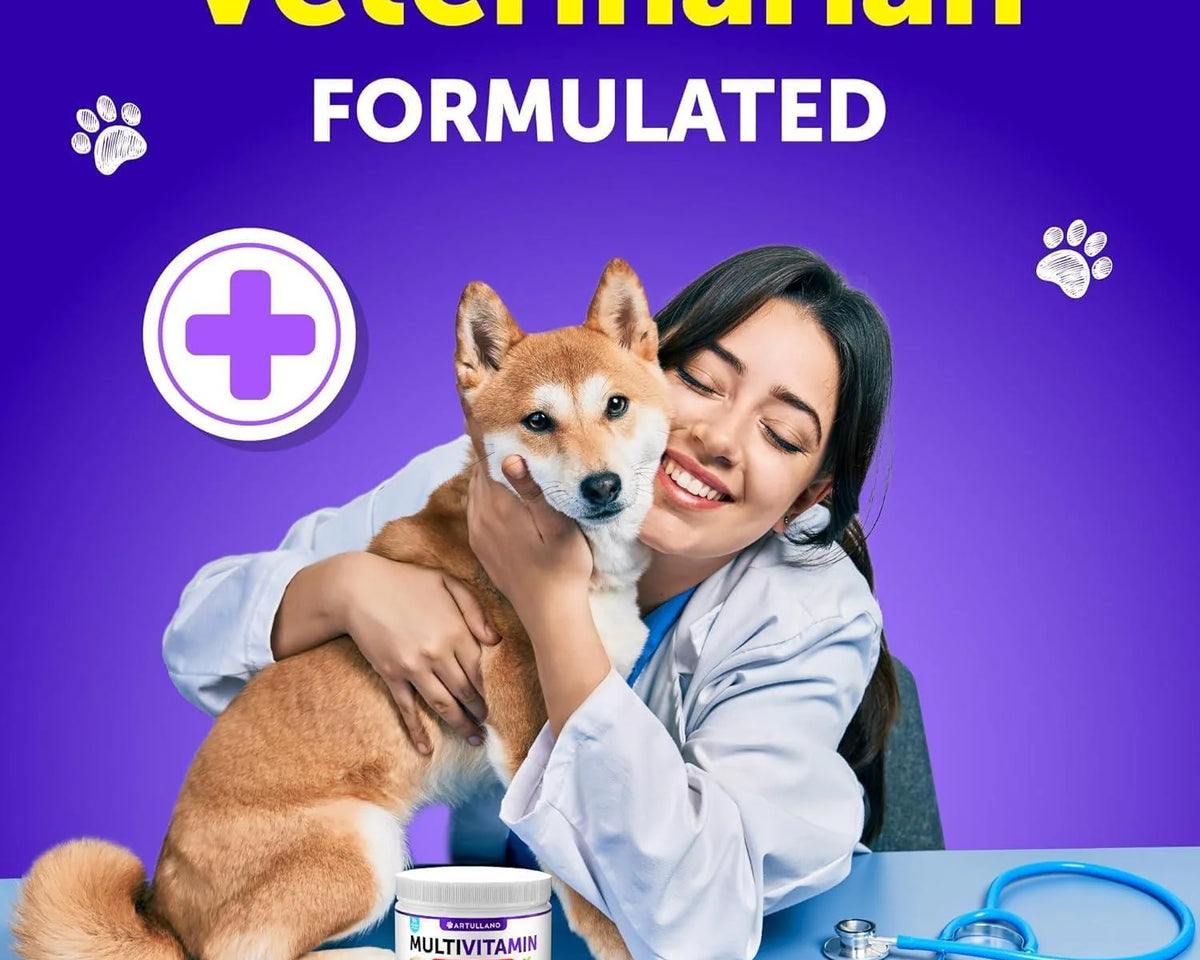 Ultimate 20-in-1 Dog Multivitamin Chewables with Glucosamine for Optimal Health