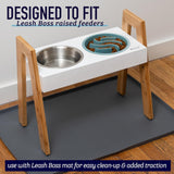 Puzzle Slow Feeder Dog Bowl - 2-Cup Capacity with 7.5-8 Inch Opening Suitable for All Breeds