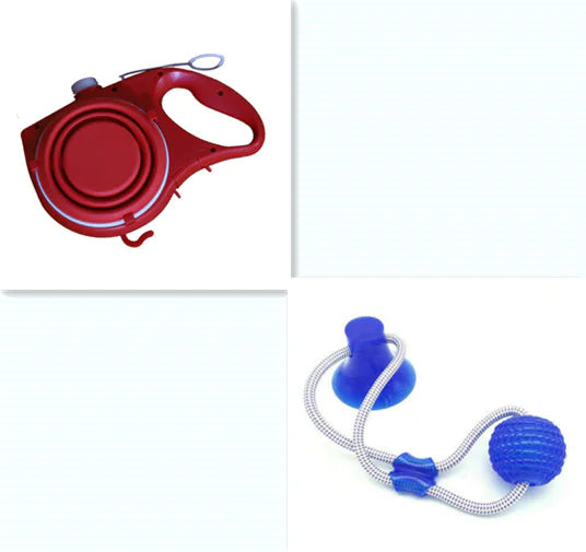 Pet Supplies With Water Bottle, Cup, Pet Rope - My Pet Collective Pet Supplies With Water Bottle, Cup, Pet Rope