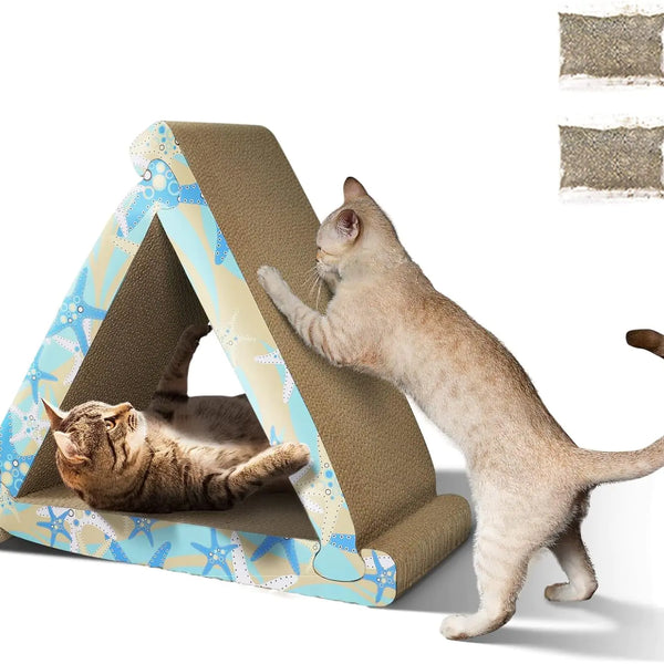 TriClaw™ 3-in-1 Cat Scratcher Set - My Pet Collective TriClaw™ 3-in-1 Cat Scratcher Set