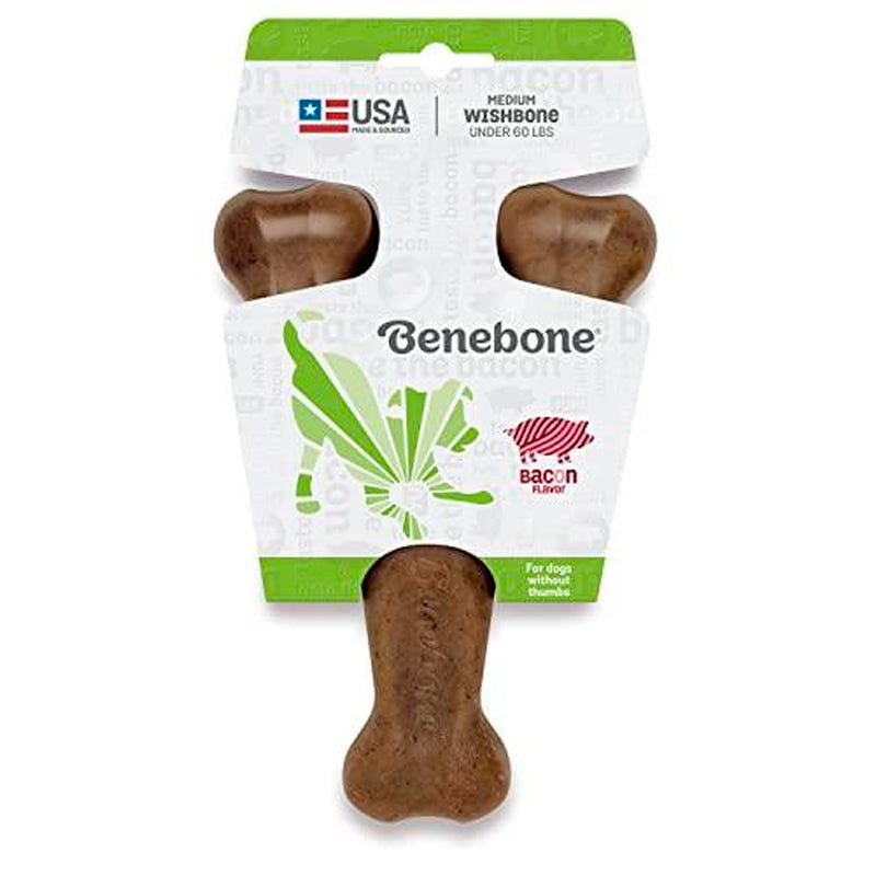Benebone Bacon Chew Toy for Aggressive Chewers 