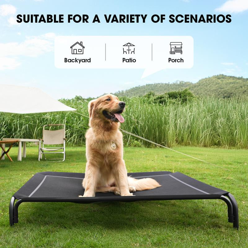 Valuxe Elevated Dog Bed for Large Dogs