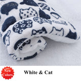 Premium Cozy Flannel Pet Blanket - Thick Fleece Mat for Dogs & Cats - Ultimate Warm Sleeping Cover & Sofa Cushion