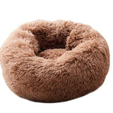 Luxurious Round Plush Pet Beds for Small Dogs and Cats - The Ultimate Cozy Nest for Your Furry Companions