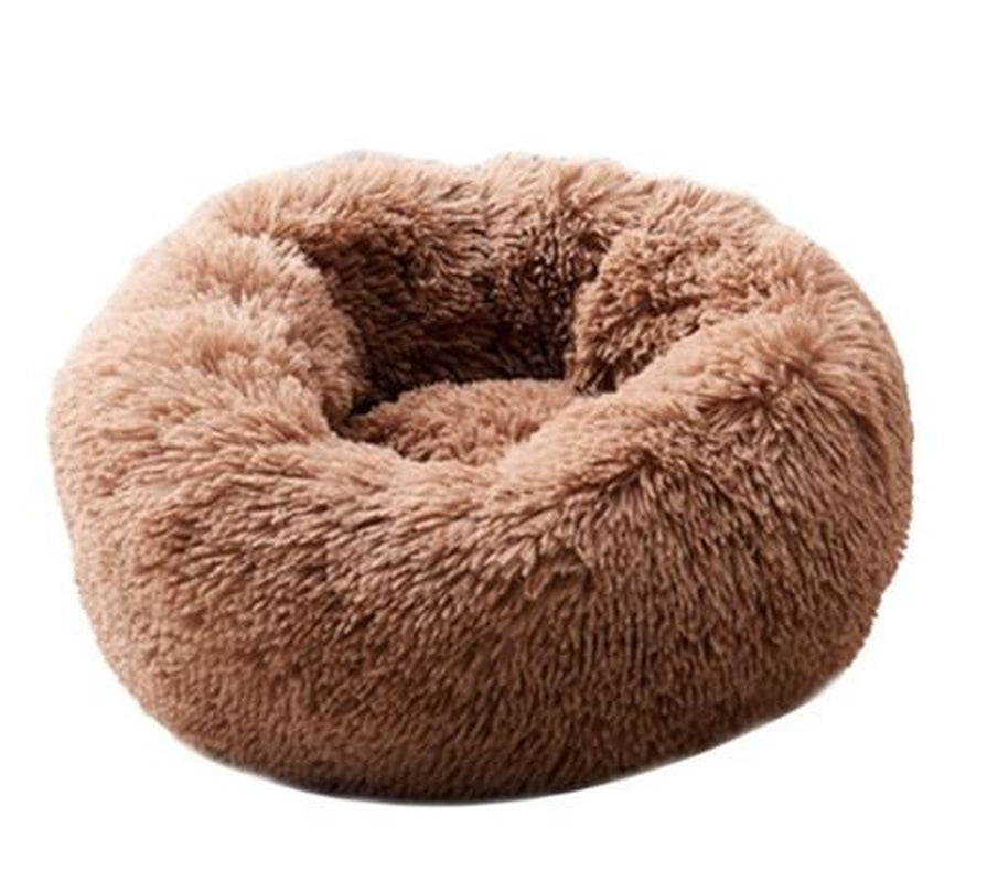 Luxurious Round Plush Pet Beds for Small Dogs and Cats - The Ultimate Cozy Nest for Your Furry Companions