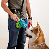 Premium Dog Treat Pouch with Clicker & Collapsible Bowl - Adjustable Reflective Straps for Training Success!