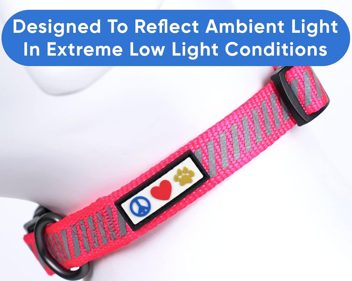 Adjustable Reflective Dog Collar for Dog and Puppies 