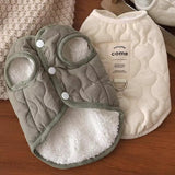 Cozy Winter Dog Coat with Harness Hole - Warm Snow Vest for Cold Weather Adventures