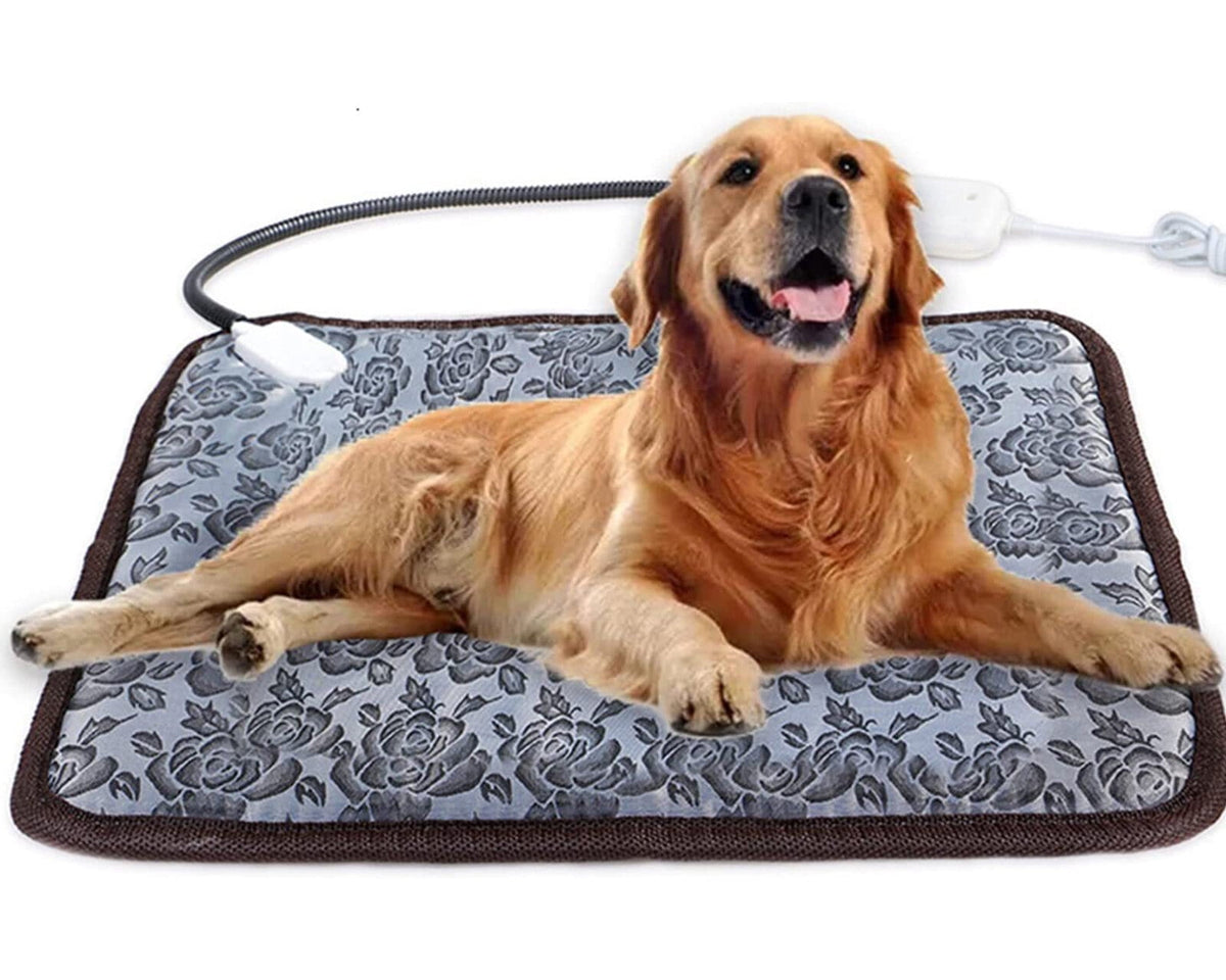 Premium Waterproof Electric Pet Heating Pad - Adjustable Temperature Bed for Cats & Dogs, Perfect for Indoor & Outdoor Use