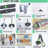 Ultimate Heavy-Duty Dog Pooper Scooper with 31.5-Inch Handle - Perfect for All Dog Sizes, Includes Waste Bags, Portable & Durable for Grass and Gravel Cleanup