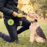 Premium Dog Treat Pouch with Clicker & Collapsible Bowl - Adjustable Reflective Straps for Training Success!