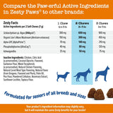 Senior Advanced Cognition Bites for Dogs - Chicken Flavor, 90 Count - Boost Brain Health & Memory Recall