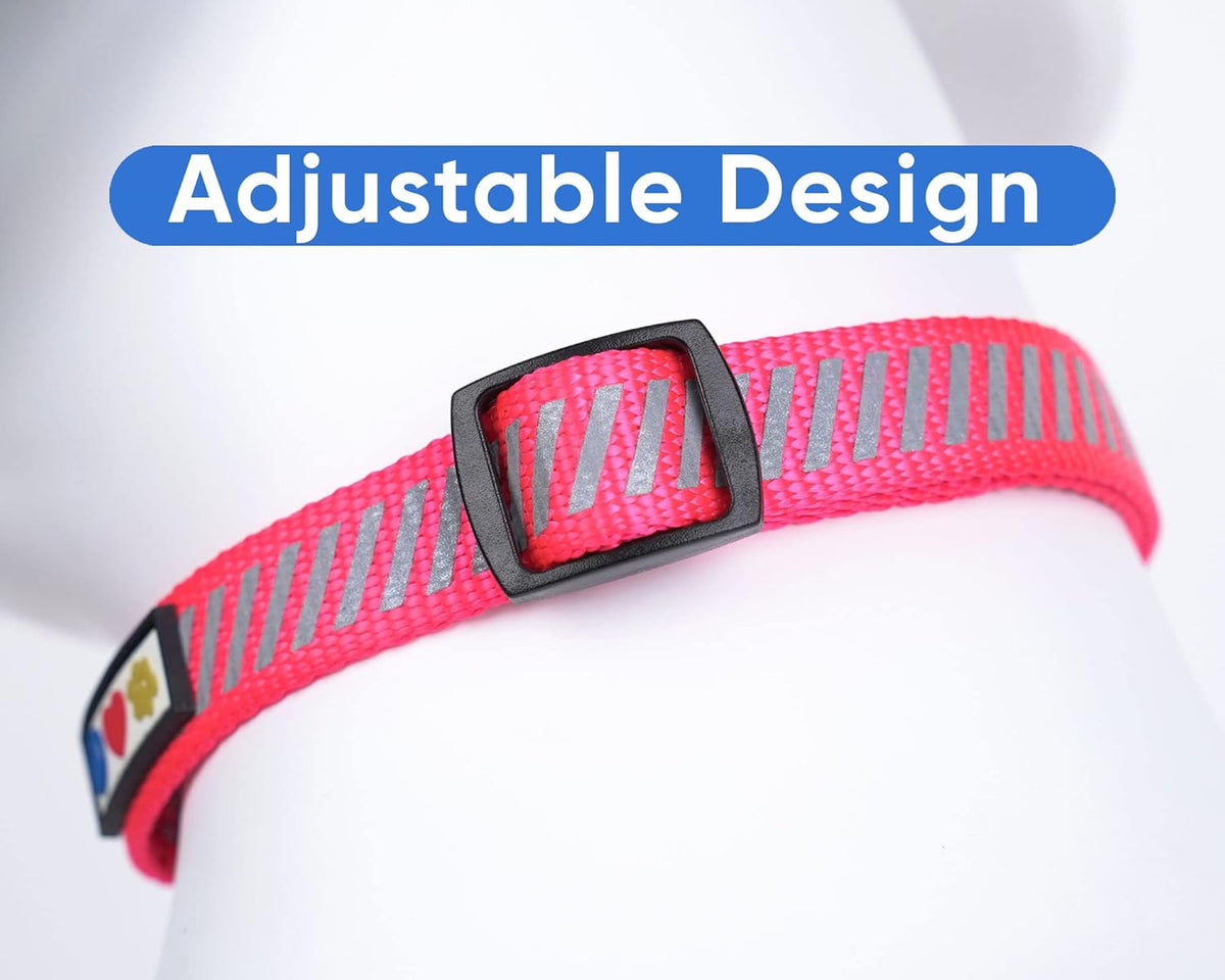 Adjustable Reflective Dog Collar for Dog and Puppies 